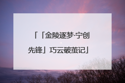 「金陵逐梦·宁创先锋」巧云破茧记
