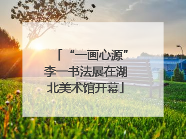“一画心源”李一书法展在湖北美术馆开幕
