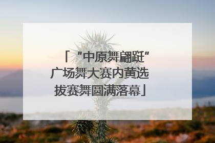 “中原舞翩跹”广场舞大赛内黄选拔赛舞圆满落幕