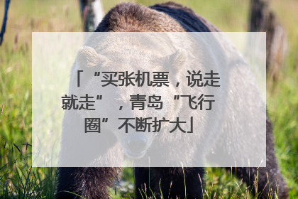 “买张机票，说走就走”，青岛“飞行圈”不断扩大