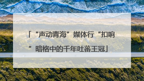 “声动青海”媒体行“扣响”暗格中的千年吐蕃王冠