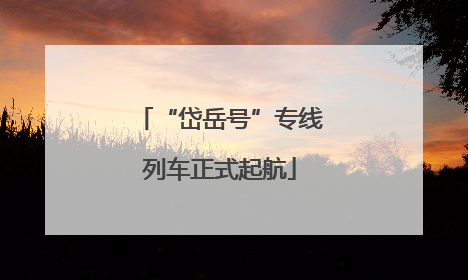 “岱岳号”专线列车正式起航