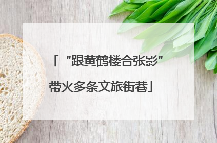 “跟黄鹤楼合张影”带火多条文旅街巷