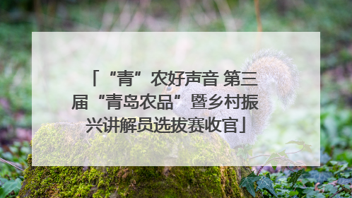 “青”农好声音 第三届“青岛农品”暨乡村振兴讲解员选拔赛收官