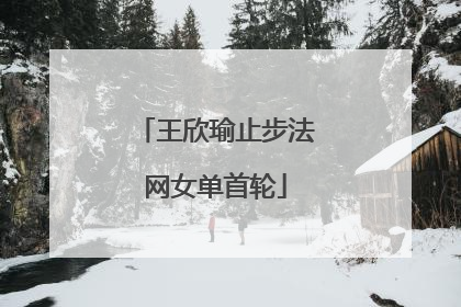 王欣瑜止步法网女单首轮