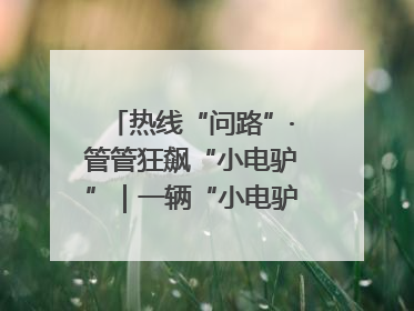 热线“问路”·管管狂飙“小电驴”｜一辆“小电驴”驮了五个娃