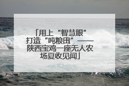 用上“智慧眼” 打造“吨粮田”——陕西宝鸡一座无人农场夏收见闻
