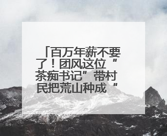 百万年薪不要了！团风这位“茶痴书记”带村民把荒山种成“绿色银行”