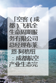 空客（成都）飞机全生命周期服务有限公司总经理布莱恩·阿格纽：成都航空产业生态完备，营商环境优势显著