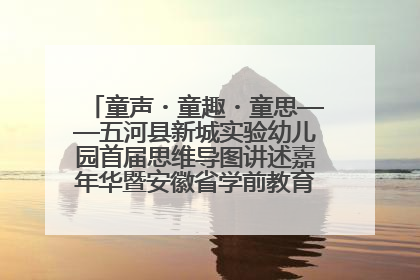 童声・童趣・童思——五河县新城实验幼儿园首届思维导图讲述嘉年华暨安徽省学前教育教研基地园项目阶段性成果展示活动