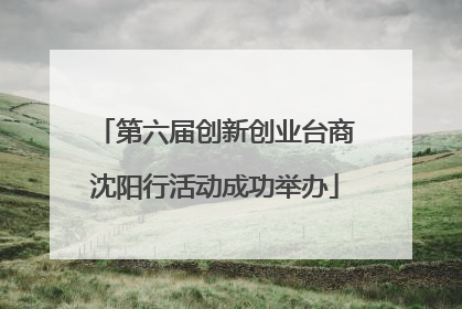 第六届创新创业台商沈阳行活动成功举办
