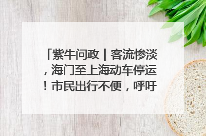 紫牛问政｜客流惨淡，海门至上海动车停运！市民出行不便，呼吁铁路部门恢复班次