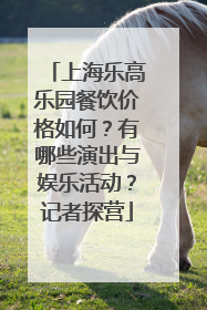 上海乐高乐园餐饮价格如何？有哪些演出与娱乐活动？记者探营