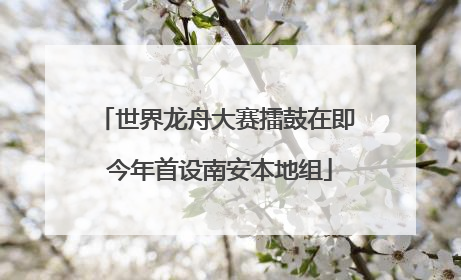 世界龙舟大赛擂鼓在即 今年首设南安本地组