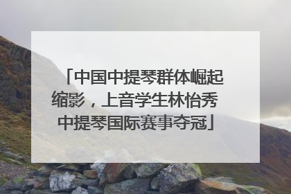中国中提琴群体崛起缩影，上音学生林怡秀中提琴国际赛事夺冠