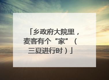 乡政府大院里，麦客有个“家”（三夏进行时）