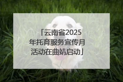 云南省2025年托育服务宣传月活动在曲靖启动
