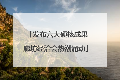 发布六大硬核成果 廊坊经洽会热潮涌动