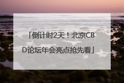 倒计时2天！北京CBD论坛年会亮点抢先看