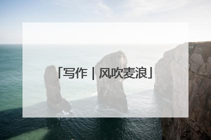 写作｜风吹麦浪