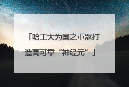 哈工大为国之重器打造高可靠“神经元”