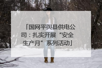 国网平舆县供电公司：扎实开展“安全生产月”系列活动