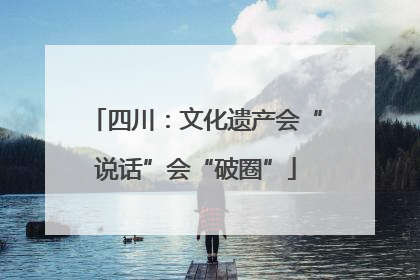 四川：文化遗产会“说话”会“破圈”