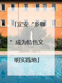 定安“乡咖”成为特色文明实践地