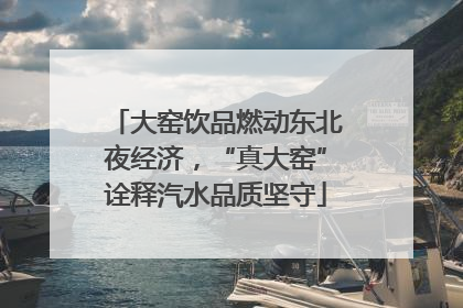 大窑饮品燃动东北夜经济，“真大窑”诠释汽水品质坚守