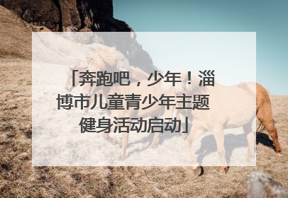 奔跑吧，少年！淄博市儿童青少年主题健身活动启动