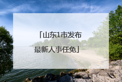 山东1市发布最新人事任免