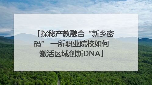 探秘产教融合“新乡密码” 一所职业院校如何激活区域创新DNA