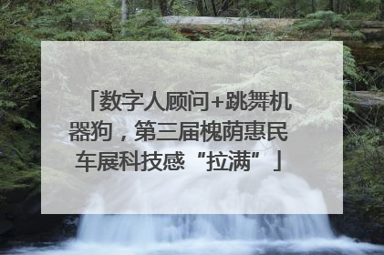 数字人顾问+跳舞机器狗，第三届槐荫惠民车展科技感“拉满”