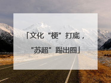 文化“梗”打底，“苏超”踢出圈
