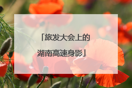 旅发大会上的湖南高速身影