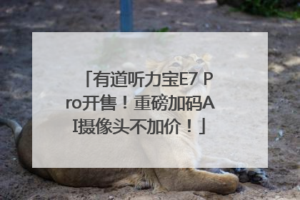 有道听力宝E7 Pro开售！重磅加码AI摄像头不加价！