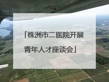 株洲市二医院开展青年人才座谈会