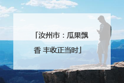 汝州市：瓜果飘香 丰收正当时