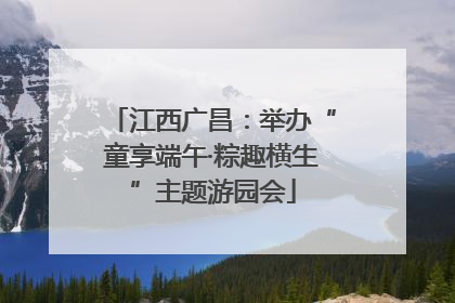 江西广昌：举办“童享端午·粽趣横生”主题游园会