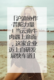 沪滇协作·普陀力量〡当云南牛肉遇上意面，这家企业迈上自研发展快车道