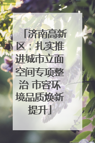 济南高新区：扎实推进城市立面空间专项整治 市容环境品质焕新提升
