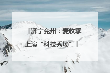 济宁兖州：麦收季上演“科技秀场”