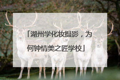 湖州学化妆摄影，为何钟情美之匠学校