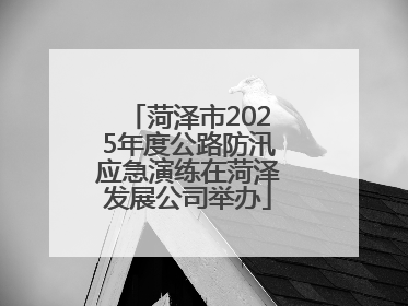 菏泽市2025年度公路防汛应急演练在菏泽发展公司举办