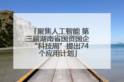 聚焦人工智能 第三届湖南省国资国企“科技周”提出74个应用计划