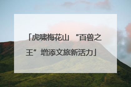 虎啸梅花山 “百兽之王”增添文旅新活力