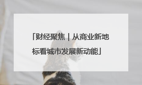财经聚焦｜从商业新地标看城市发展新动能
