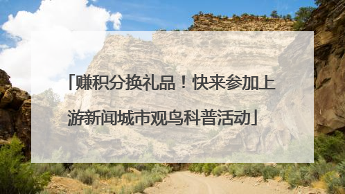 赚积分换礼品！快来参加上游新闻城市观鸟科普活动
