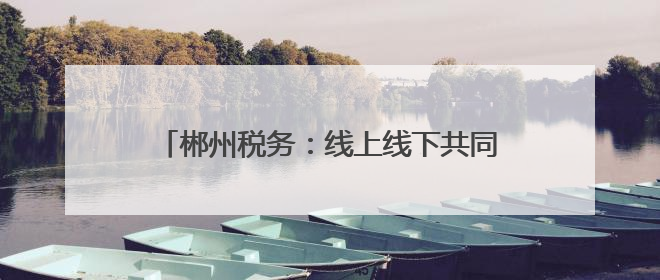 郴州税务：线上线下共同发力推进个税宣传辅导