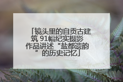 镜头里的自贡古建筑 91幅纪实摄影作品讲述“盐都遗韵”的历史记忆